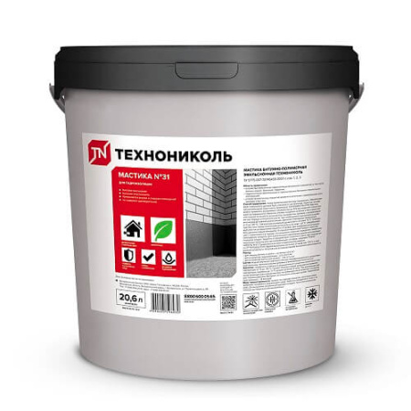 Мастика кровельная ТЕХНОНИКОЛЬ № 31 морозостойкая, 18 кг