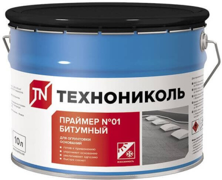 Праймер битумный ТЕХНОНИКОЛЬ № 01, 10 л