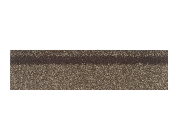 Коньково-карнизная черепица ТЕХНОНИКОЛЬ SHINGLAS Орехово-серый