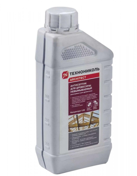 Антисептик для древесины невымываемый 1:10, 1 л