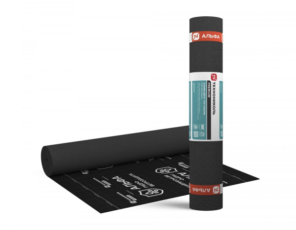Мембрана гидро-ветрозащитная диффузионная ТЕХНОНИКОЛЬ Альфа Вент ТПУ Ультра, 1,5х50 м