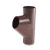 Тройник трубы GRAND LINE 125/90 RAL 8017 коричневый