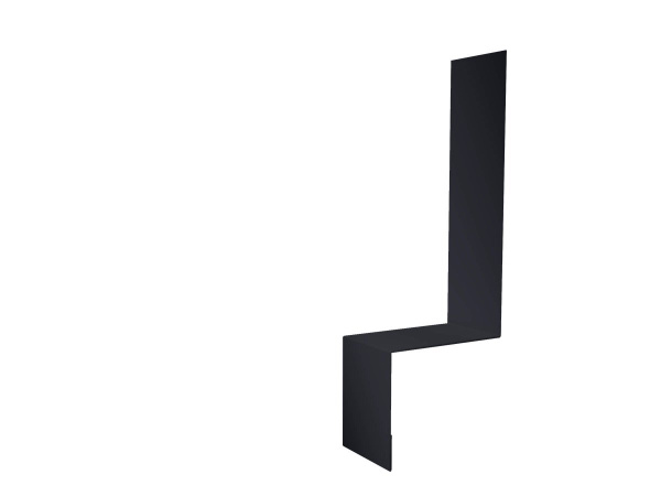 Планка примыкания боковая для фальцевой кровли Grand Line 2000 мм 0,5 Satin с пленкой RAL 7024