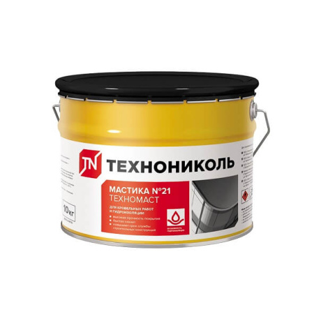 Мастика кровельная ТЕХНОНИКОЛЬ № 21 Техномаст, 10 кг
