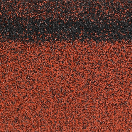 Коньково-карнизная черепица ТЕХНОНИКОЛЬ SHINGLAS Красный микс