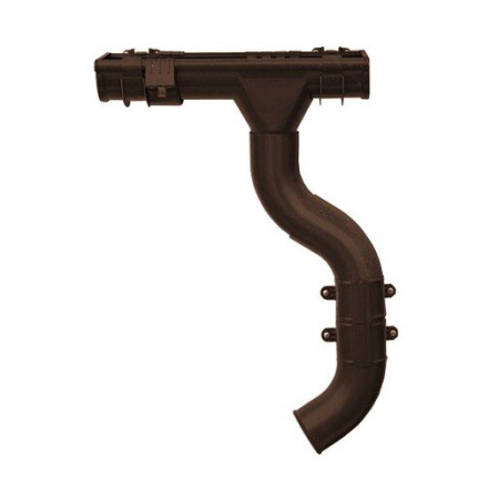 Хомут трубы GRAND LINE 125/90 RAL 8017 на кирпич