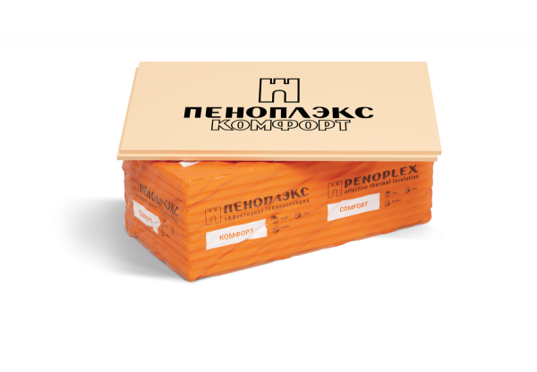 Экструзионный пенополистирол (XPS) ПЕНОПЛЭКС Комфорт 1185х585х50 мм, 7 шт