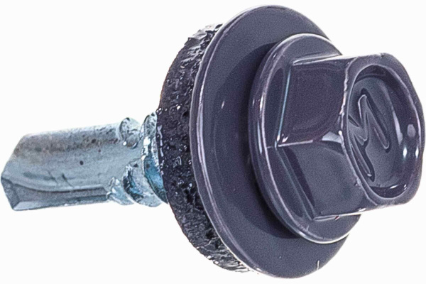 Саморез по металлу Daxmer 5,5х19 сверло №3 RAL 7024, 250 шт