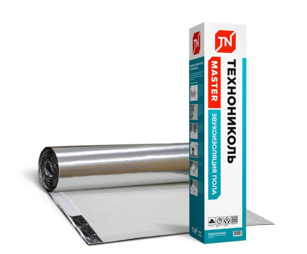 Рулонная звукоизоляция пола ТЕХНОНИКОЛЬ Master