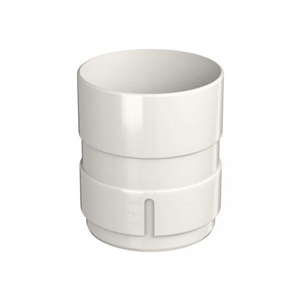 Муфта трубы ТЕХНОНИКОЛЬ Оптима ПВХ 120/80, белый