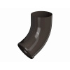 ТЕХНОНИКОЛЬ Металлическая водосточная система Стандарт, отвод трубы, коричневый