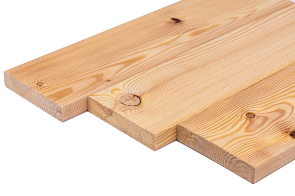 Доска палубная 28х140х4000 мм, сорт C, Лиственница, 3 шт