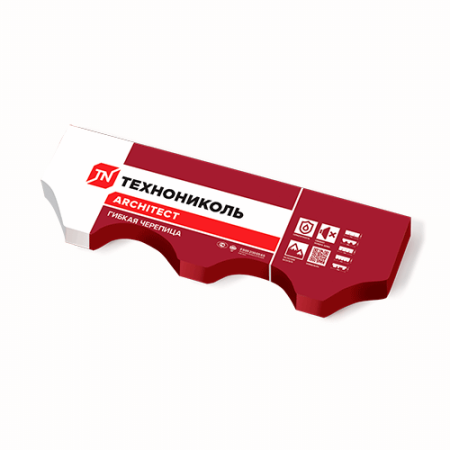 Гибкая черепица ТЕХНОНИКОЛЬ SHINGLAS Модерн Шельф