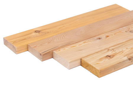 Доска палубная 28х90х3000 мм, сорт C, Лиственница, 3 шт