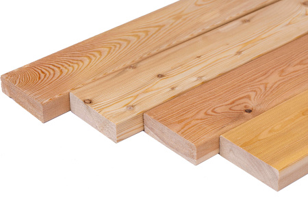 Доска палубная 28х90х3000 мм, сорт B, Лиственница, 3 шт
