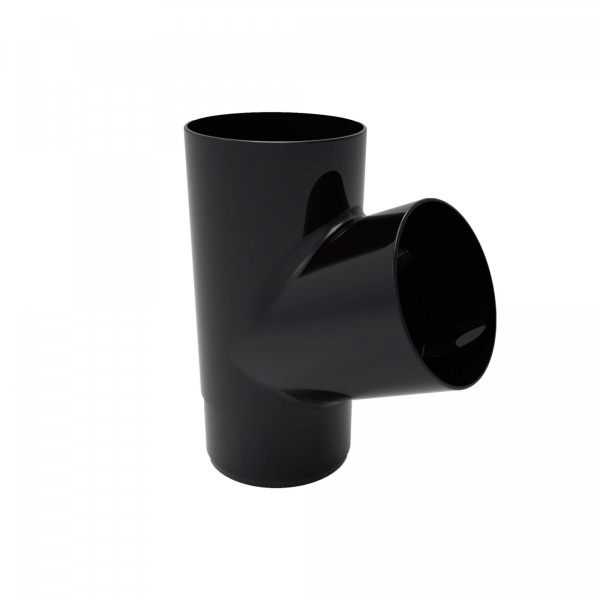 ТН ПВХ МАКСИ тройник, антрацит, шт.