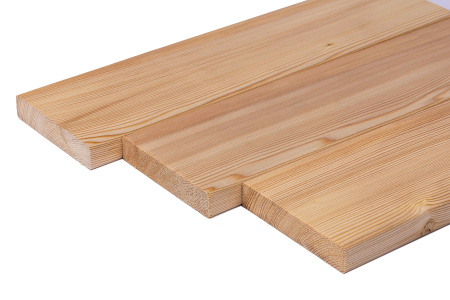 Доска палубная 28х140х4000 мм, сорт A, Лиственница, 3 шт