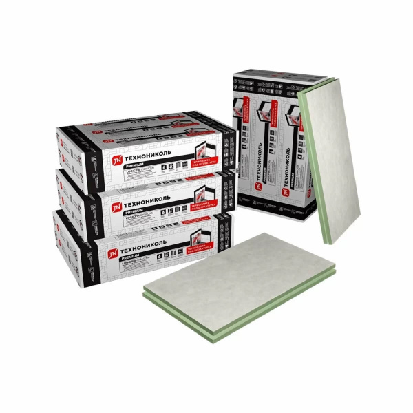 Плита теплоизоляционная LOGICPIR ТЕХНОНИКОЛЬ СХМ/СХМ 1190х590х100 мм, L-кромка