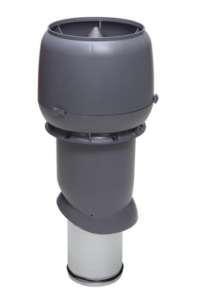 160/ИЗ/500 Вент.выход + колпак, серый