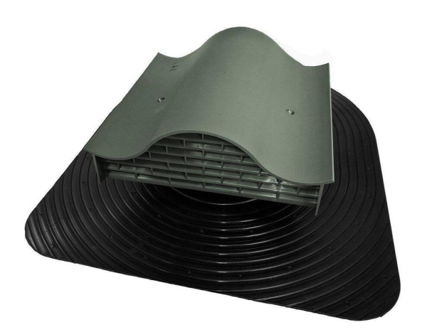 Кровельный вентиль HELMI-KTV, зеленый