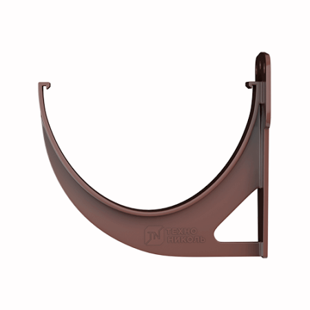 Кронштейн желоба ТЕХНОНИКОЛЬ ПВХ 125/82, коричневый