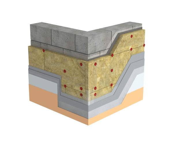 Плита минераловатная ТЕХНОНИКОЛЬ Технофас Оптима 1200х600х80 мм 3 шт