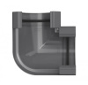 Угол желоба ТЕХНОНИКОЛЬ МАКСИ 152/100, 90°, графитово-серый