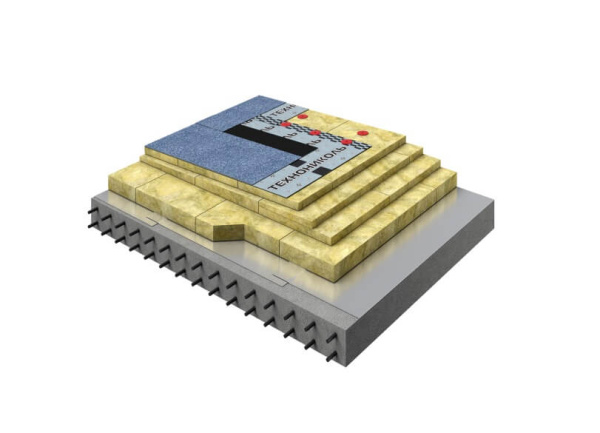 Плита минераловатная ТЕХНОНИКОЛЬ Техноруф Н 30 1200х600х50 мм, 6 шт