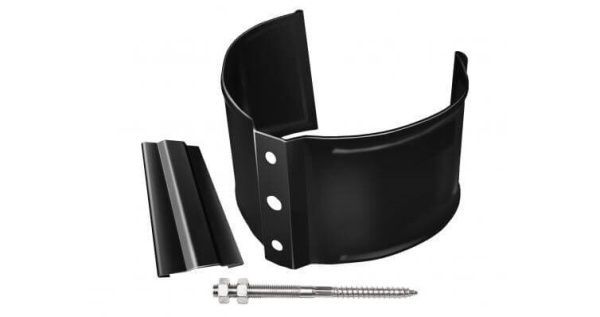 Кронштейн трубы на кирпич Grand Line 125/90 D=90 Gr-double RAL 9005