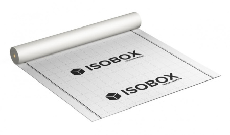 Пленка ветро-влагозащитная Isobox А 70-90 г/м2, 1,6х43,75 м