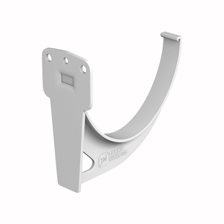 Кронштейн желоба ТЕХНОНИКОЛЬ ПВХ 125/82, белый