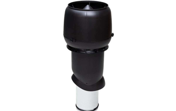 Выход вентиляционный изолированный с колпаком Vilpe D=160/ИЗ/500 RAL 9005 черный
