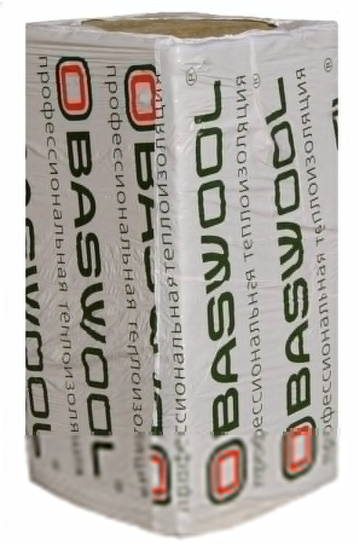 Плита минераловатная BASWOOL Фасад 120 1200х600х100 мм, 3 шт