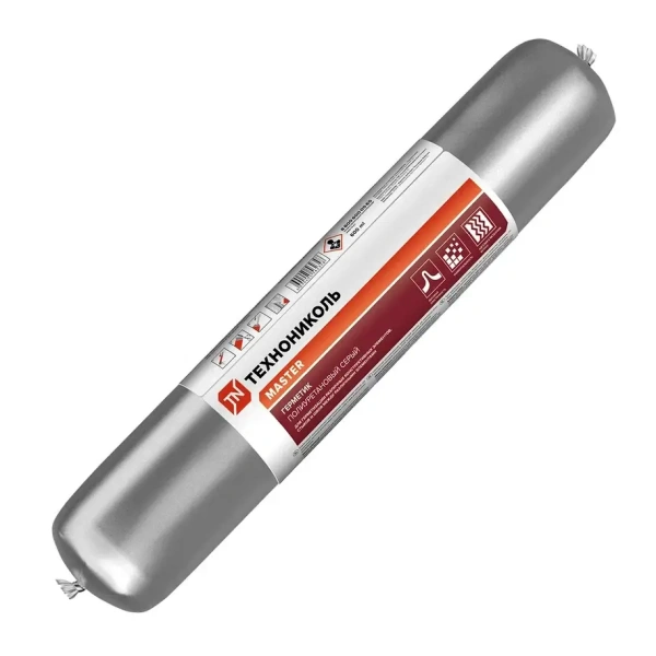 Герметик ТЕХНОНИКОЛЬ ПУ MASTER серый 600 мл Герметик ТЕХНОНИКОЛЬ ПУ MASTER серый 600 мл