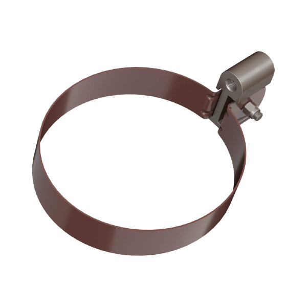 ТН ОПТИМА хомут трубы универсальный L=140мм, коричневый, шт