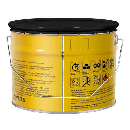 Мастика битумная холодная ТЕХНОНИКОЛЬ AquaMast для фундамента, 3кг