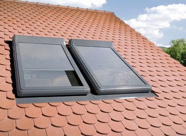 Рольставни наружные FAKRO ARZ-H 02 55х98 см 102 темно-пепельный