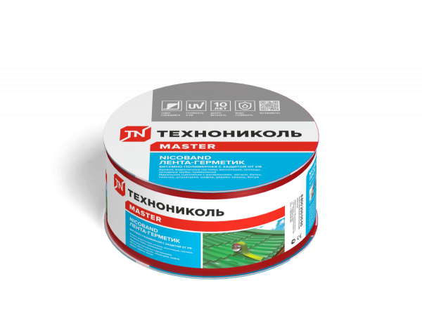 Лента самоклеящаяся Nicoband, 3 м х 5 см, красный