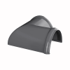 Угол желоба ТЕХНОНИКОЛЬ ПВХ 125/82, 90°, серый