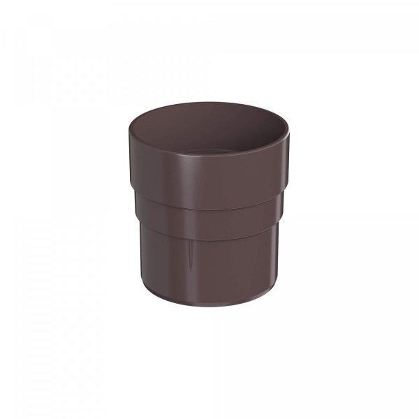 Муфта трубы ТЕХНОНИКОЛЬ Оптима ПВХ 120/80, темно-коричневый