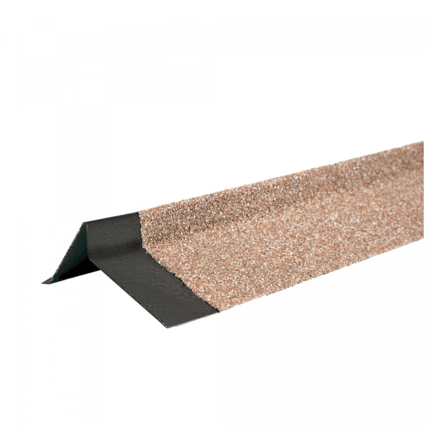 Планка торцевая ТЕХНОНИКОЛЬ с гранулятом, правая, латунный