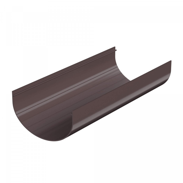 Желоб водосточный ТЕХНОНИКОЛЬ Оптима ПВХ 120/80, 3 м, темно-коричневый