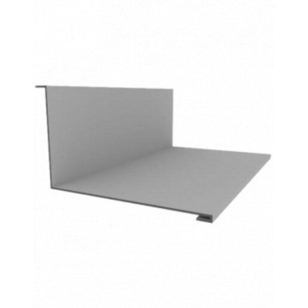 Планка примыкания Grand Line 150х250х0,4 мм PE-foil RAL 8017