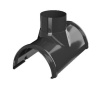 Воронка желоба ТЕХНОНИКОЛЬ ПВХ 125/82, черный