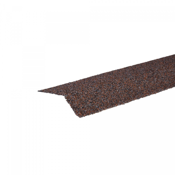 Планка карнизная ТЕХНОНИКОЛЬ с гранулятом, красно-коричневый