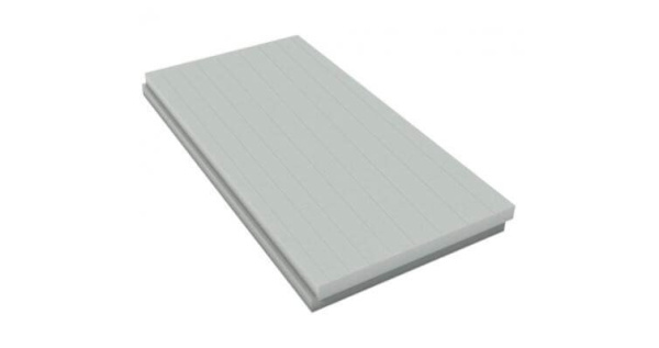 Экструзионный пенополистирол (XPS) ТЕХНОНИКОЛЬ Carbon Eco FAS/2 S/1 1180х580х50 мм, L-кромка, фрезерованный с микроканавками, 8 шт