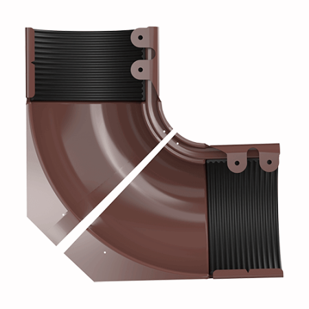 Угол желоба внутренний регулируемый ТЕХНОНИКОЛЬ МВС 125/90, 100-165°, коричневый