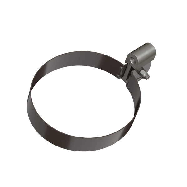 ТН ОПТИМА хомут трубы универсальный L=140мм, темно-коричневый, шт