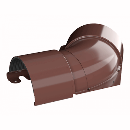 Угол желоба внутренний ТЕХНОНИКОЛЬ МВС 125/90, 135°, коричневый