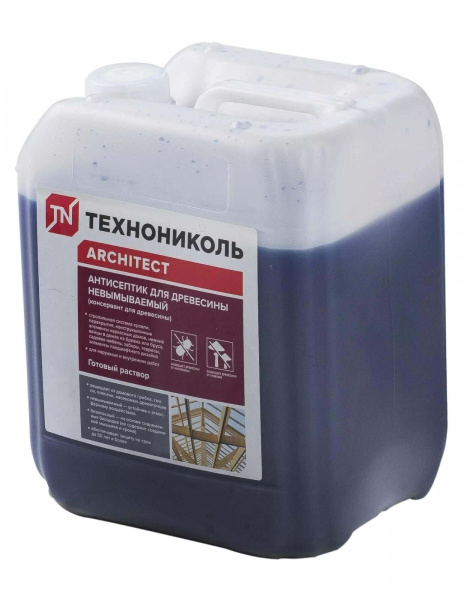 Антисептик для древесины невымываемый (готовый состав), 5 л